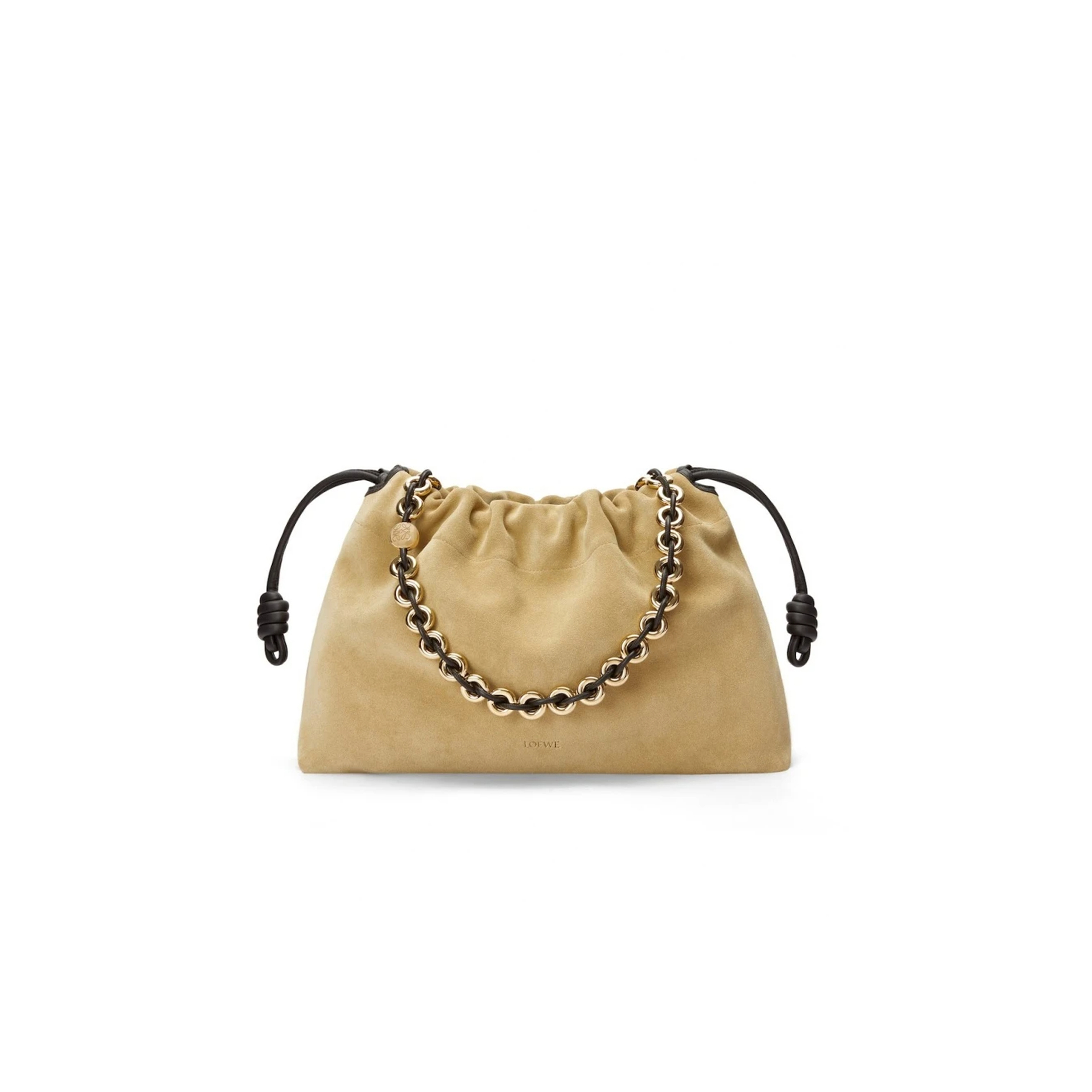 LOEWE MEDIUM FLAMENCO PURSE IN SUEDE 012403 (30*20*10.5cm)